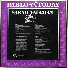 Sarah Vaugan I Love Brazil LP Plak