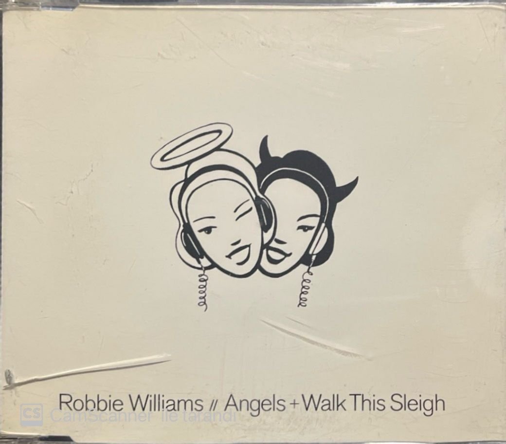 Robbie Williams Angels+Walk This Sleigh Maxi Single CD