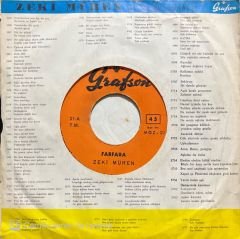 Zeki Müren Farfara 45lik Plak