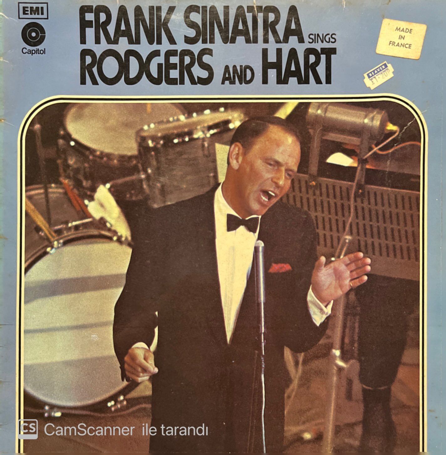 Frank Sinatra Sings Rodgers And Hart LP Plak