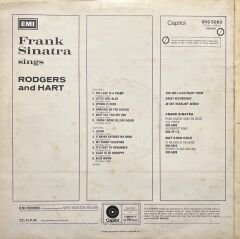 Frank Sinatra Sings Rodgers And Hart LP Plak