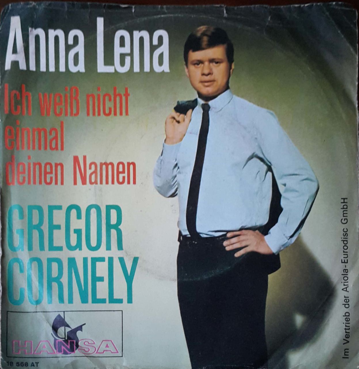 Gregor Cornely Anna Lena 45lik Plak