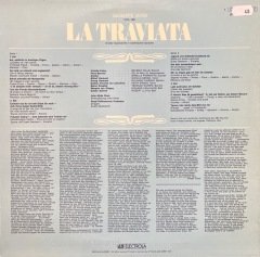 Giuseppe Verdi La Traviata LP Klasik Plak
