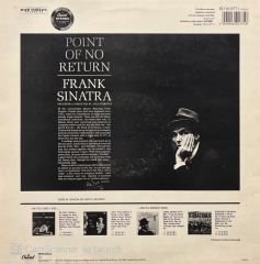 Frank Sinatra Point Of No Return LP Plak