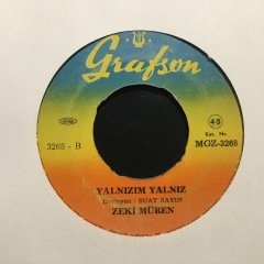 Zeki Müren Yalnızım Yalnız 45lik Plak