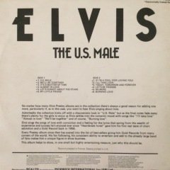 Elvis Presley The U.S. Male  LP Plak