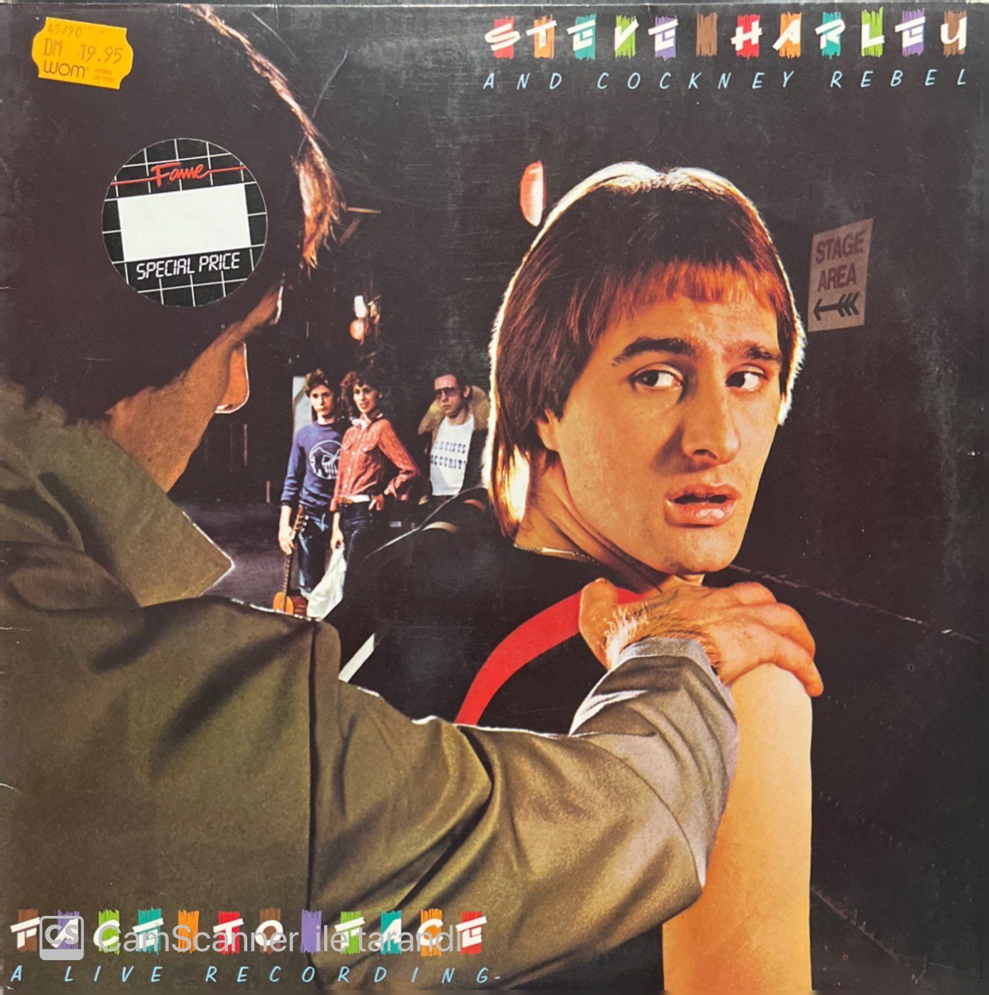 Steve Harley And Cockney Rebel Tace To Tace Double LP Plak