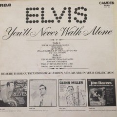 Elvis Presley You'll Never Walk Alone  LP Plak