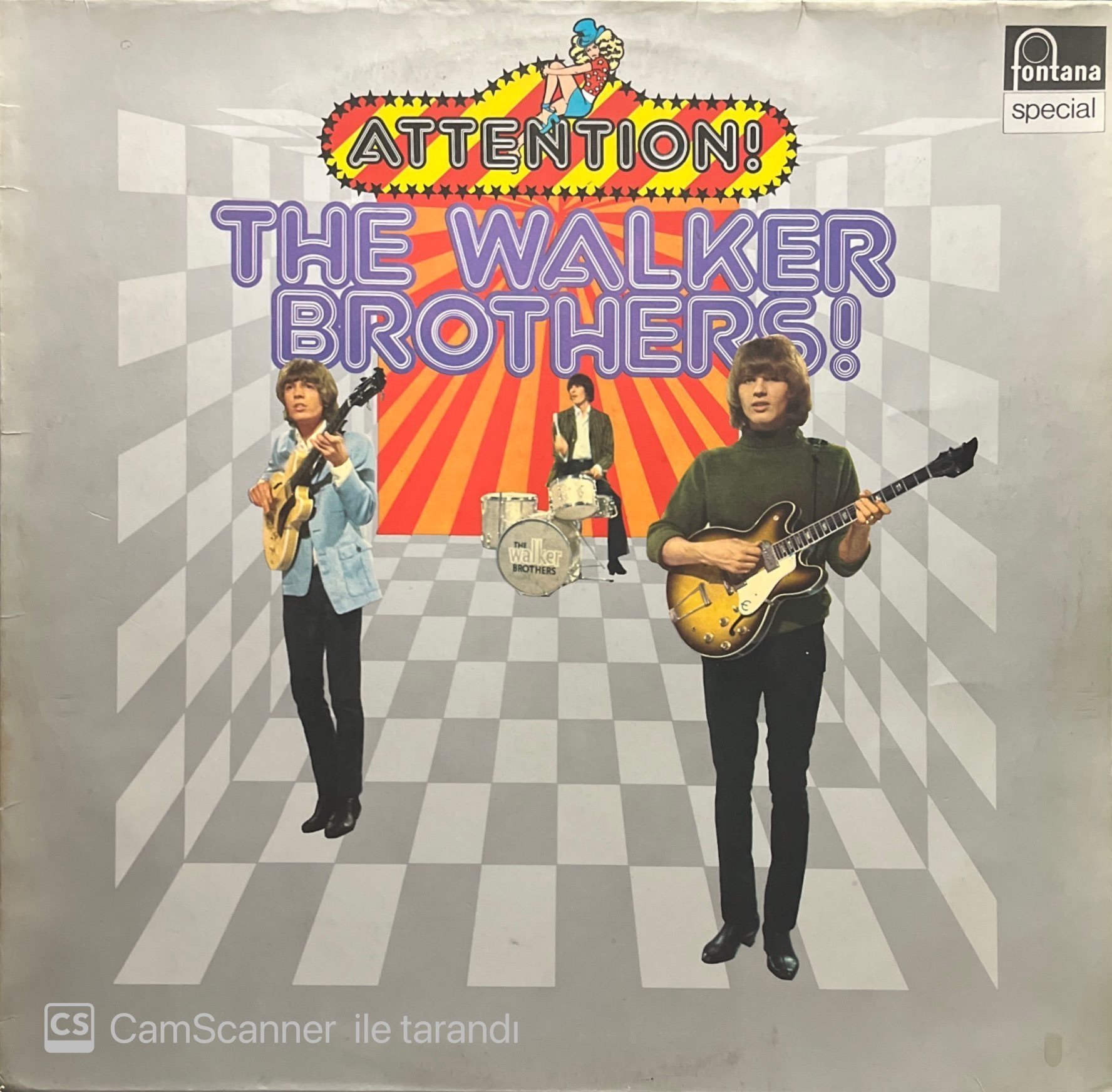 Attention! The Walker Brothers! LP Plak