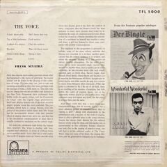 Frank Sinatra The Voice LP Plak