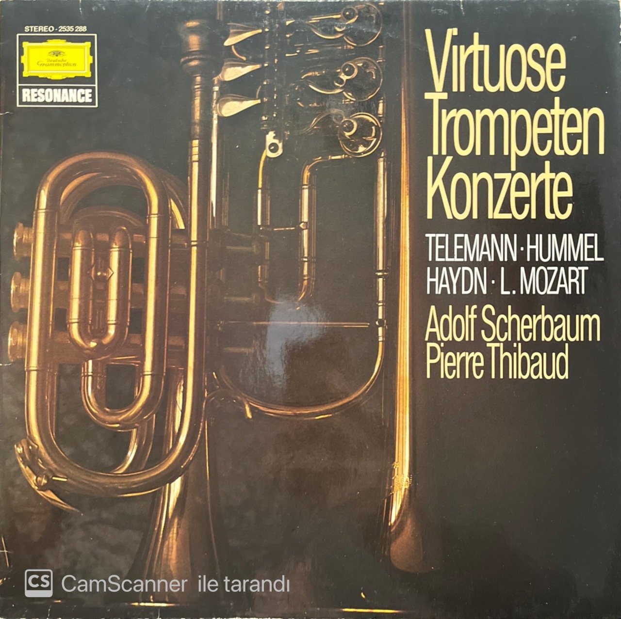 Virtuose Trompoten Konzerte LP Klasik Plak