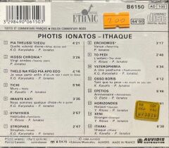 Photis Ionatos Ithaque Greece CD