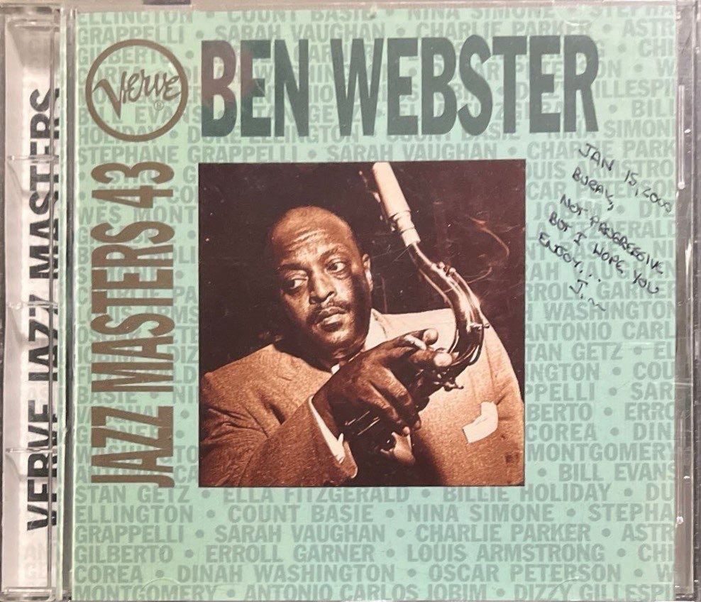 CD Ben Webster Jazz Masters 43 CD