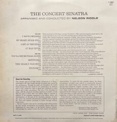 Frank Sinatra The Concert Sinatra LP Plak