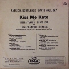 Patricia Routledge Kiss Me Kate  LP Plak
