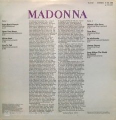 Madonna You True Blue LP Plak