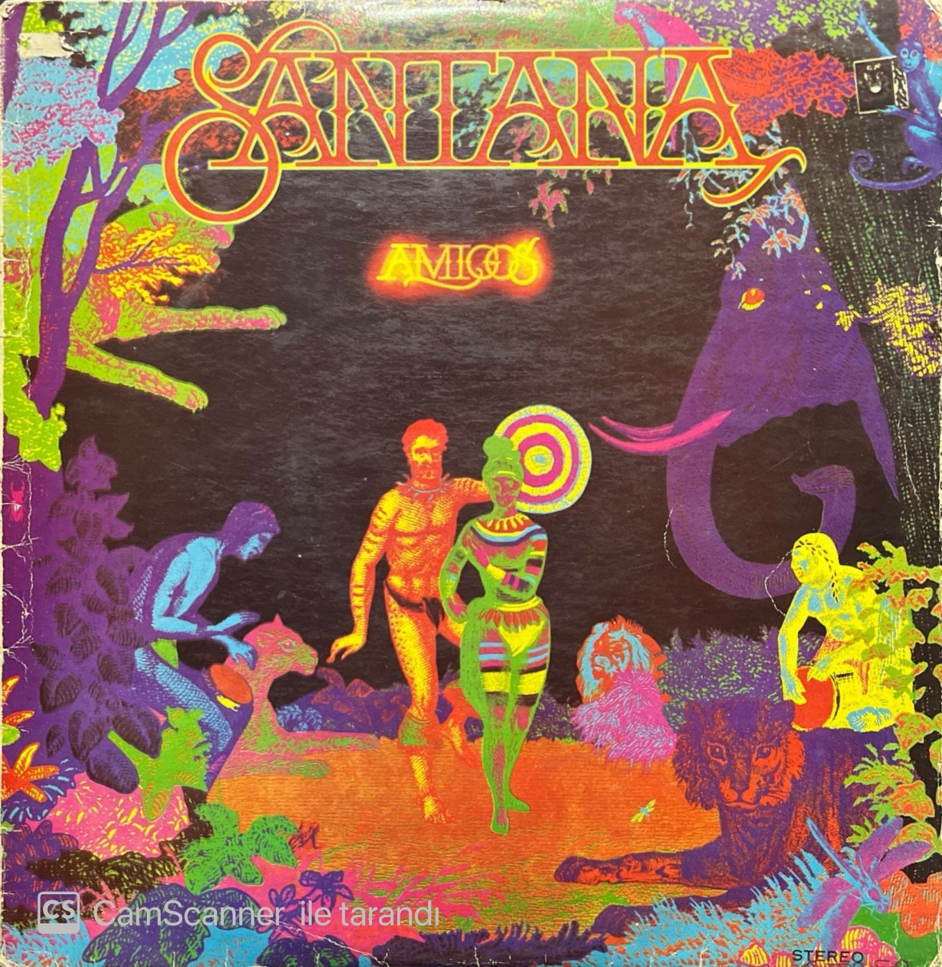 Santana Amigos LP Plak