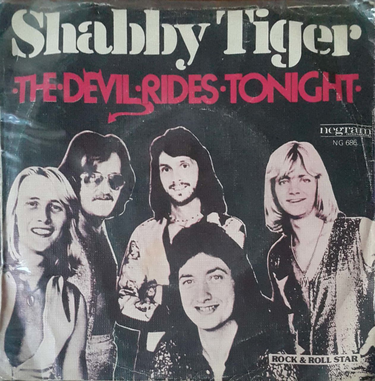 Shabby Tiger The Devil Rides Tonight 45lik Plak