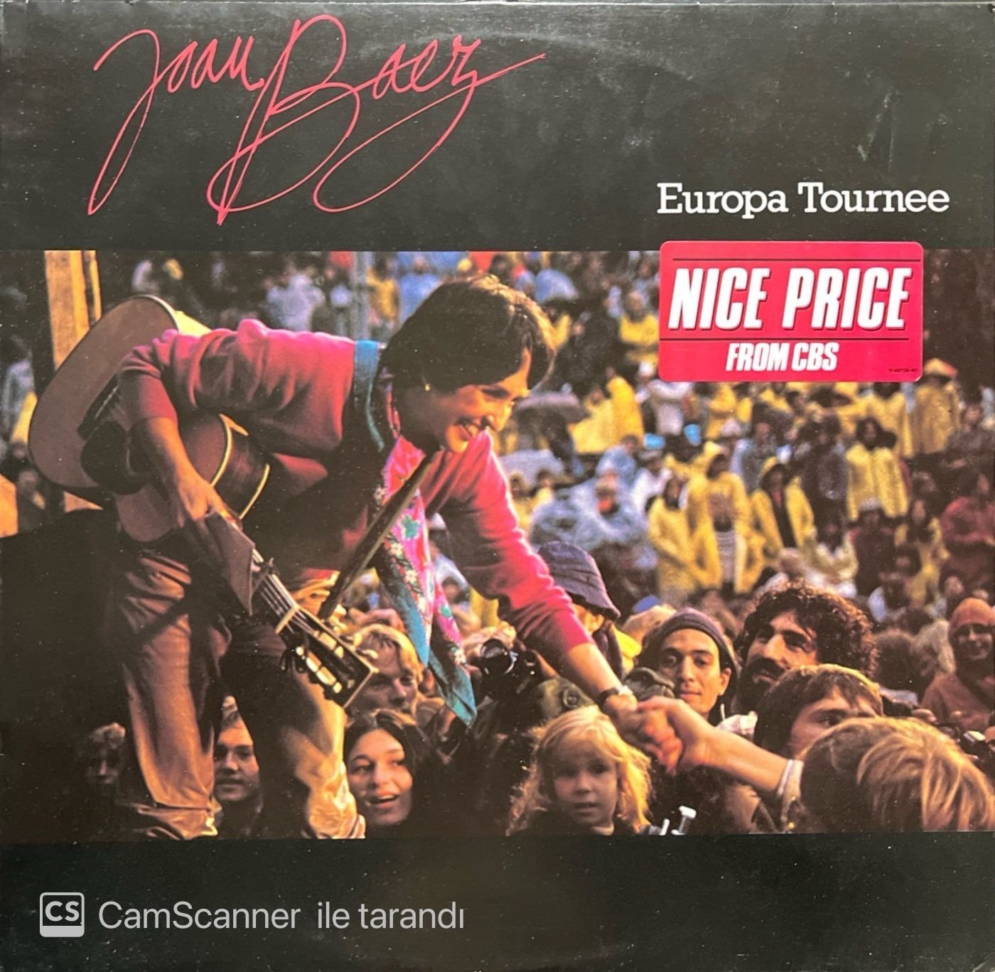 Joan Baez Europa Tournee LP Plak