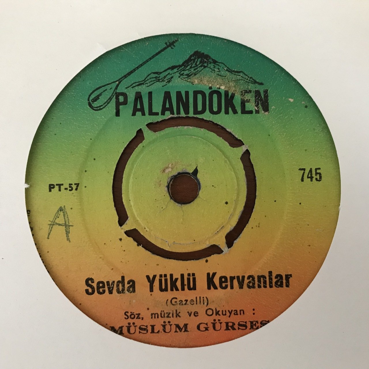 Müslüm Gürses Sevda Yüklü Kervanlar 45lik Plak