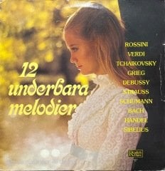 12 Underbara Melodier LP Klasik Plak
