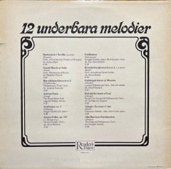 12 Underbara Melodier LP Klasik Plak