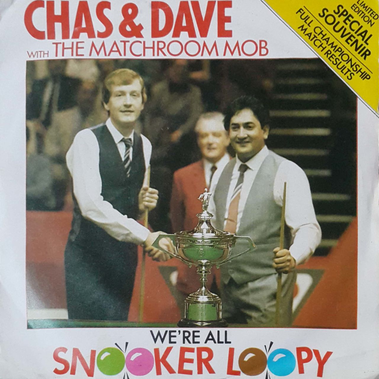 Chas & Dave The Matchroom Mob Snooker Loopy 45lik Plak