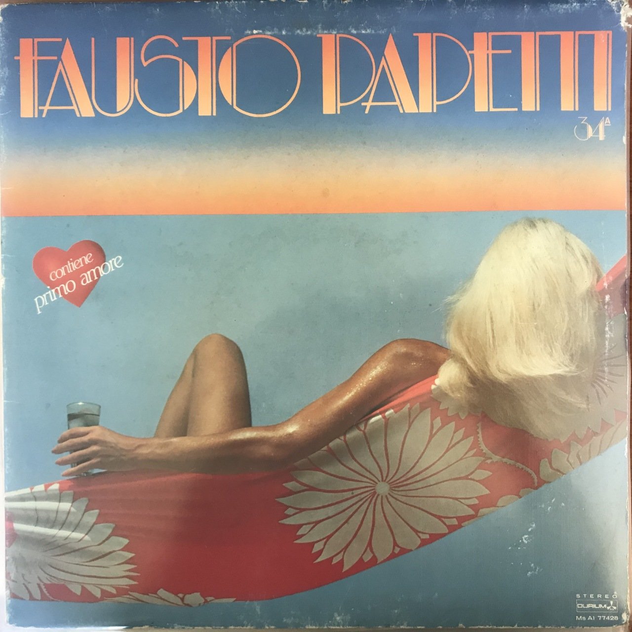 Fausto Papetti Sax 34a Raccolta LP Plak