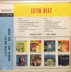 Francis Bay Big Band Latin Beat LP Plak