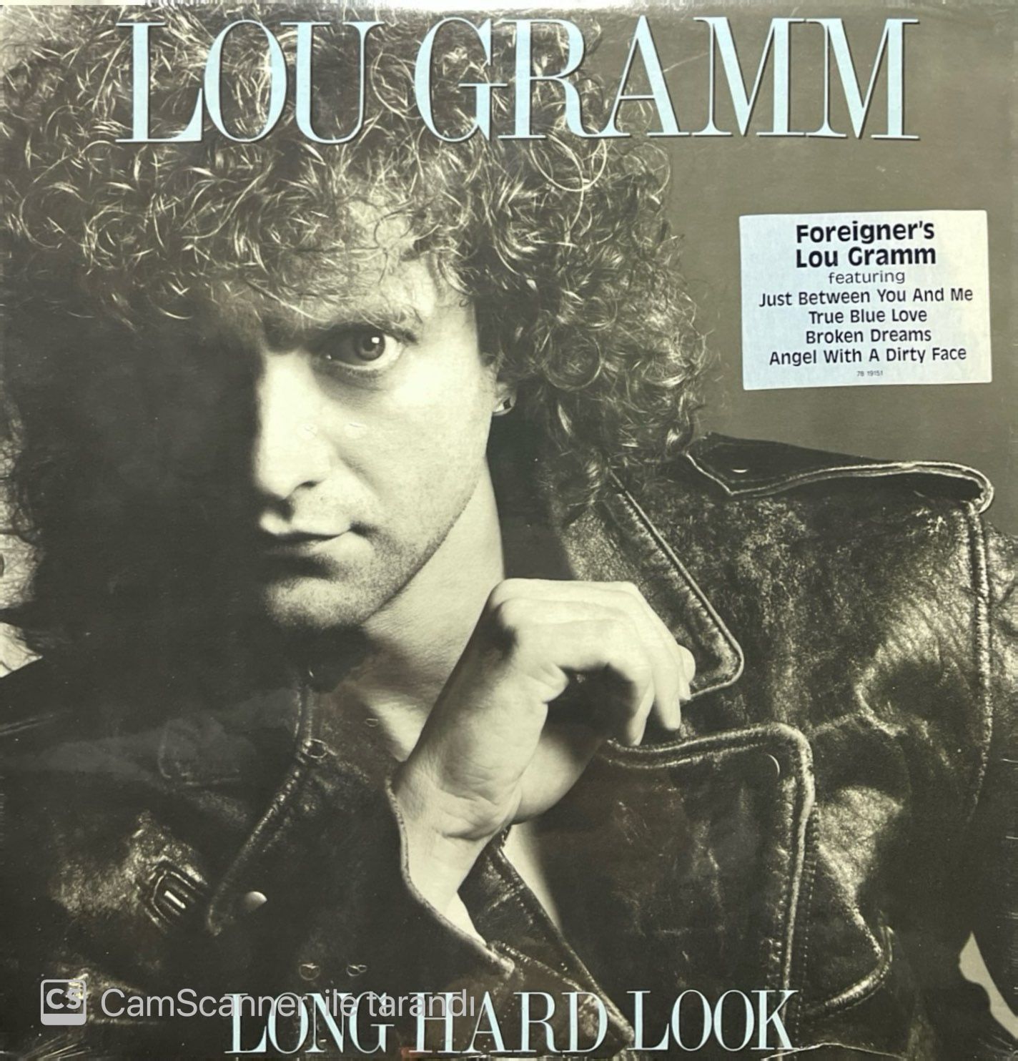 Lou Gramm Long Hard Look (Açılmamış Ambalajında Dönem Baskı) LP Plak