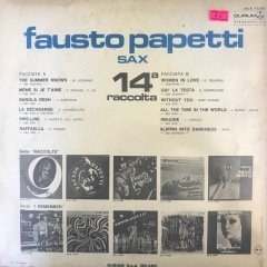 Fausto Papetti Sax 14a Raccolta LP Plak