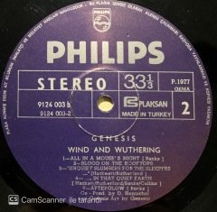 Genesis Wind & Wuthering LP Plak