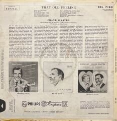 Frank Sinatra That Old Feeling LP Plak