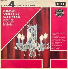 Great Strauss Waltzes Werner Müller LP Plak