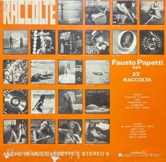 Fausto Papetti Sax 23a Raccolta LP Plak