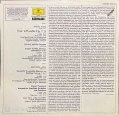 Flöten Konzerte Des Barock LP Klasik Plak