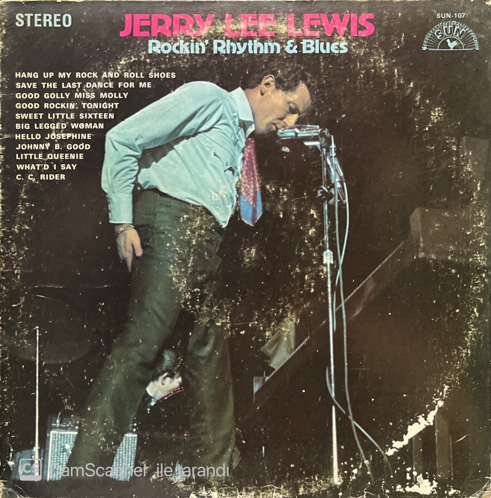 Jerry Lee Lewis Rockin' Rhythm & Blues LP Plak