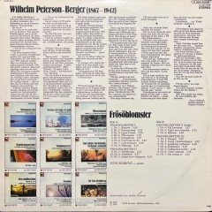 Frösöblomster Av Wilhelm Peterson-Berger LP Klasik Plak