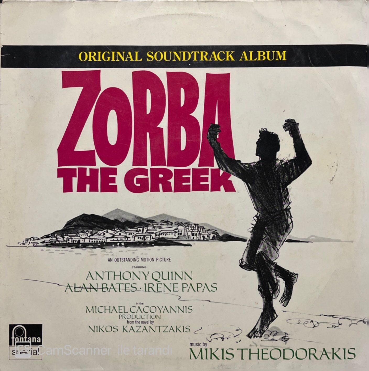 Mikis Theodorakis Zorba The Greek LP Plak