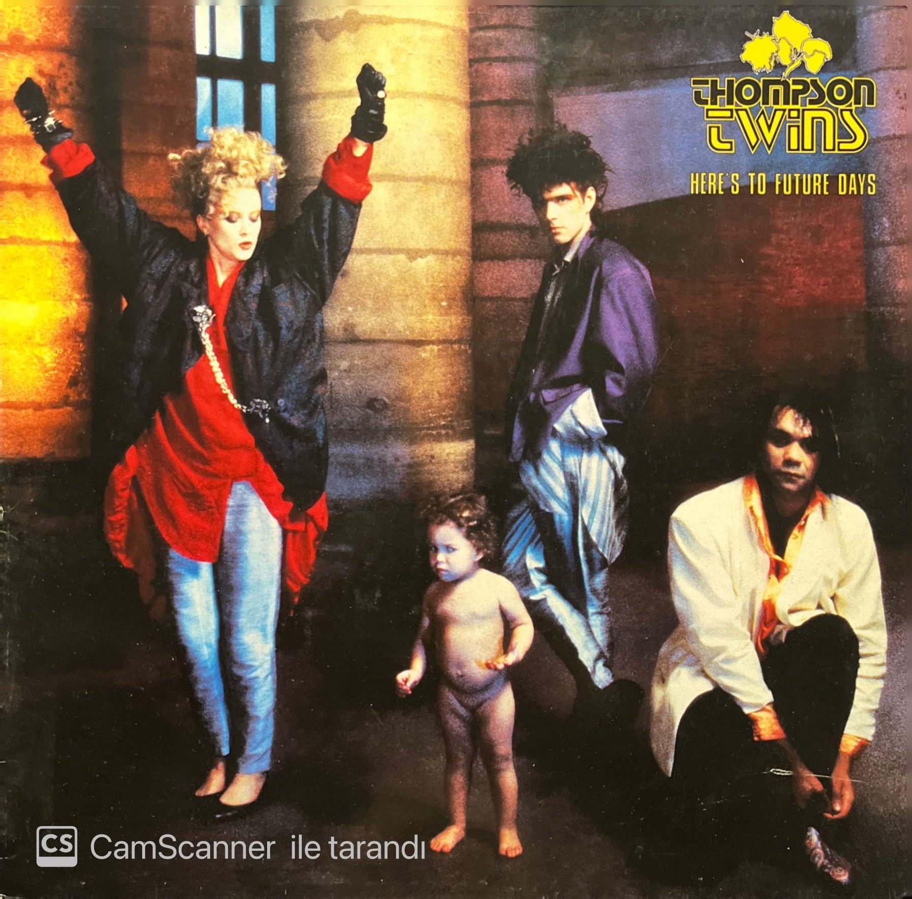 Thompson Twins ‎Here's To Future Days LP Plak