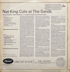 Nat King Cole At The Sands LP Plak