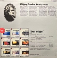 Elvira Madigan Pianokonsert Nr. 21 LP Klasik Plak