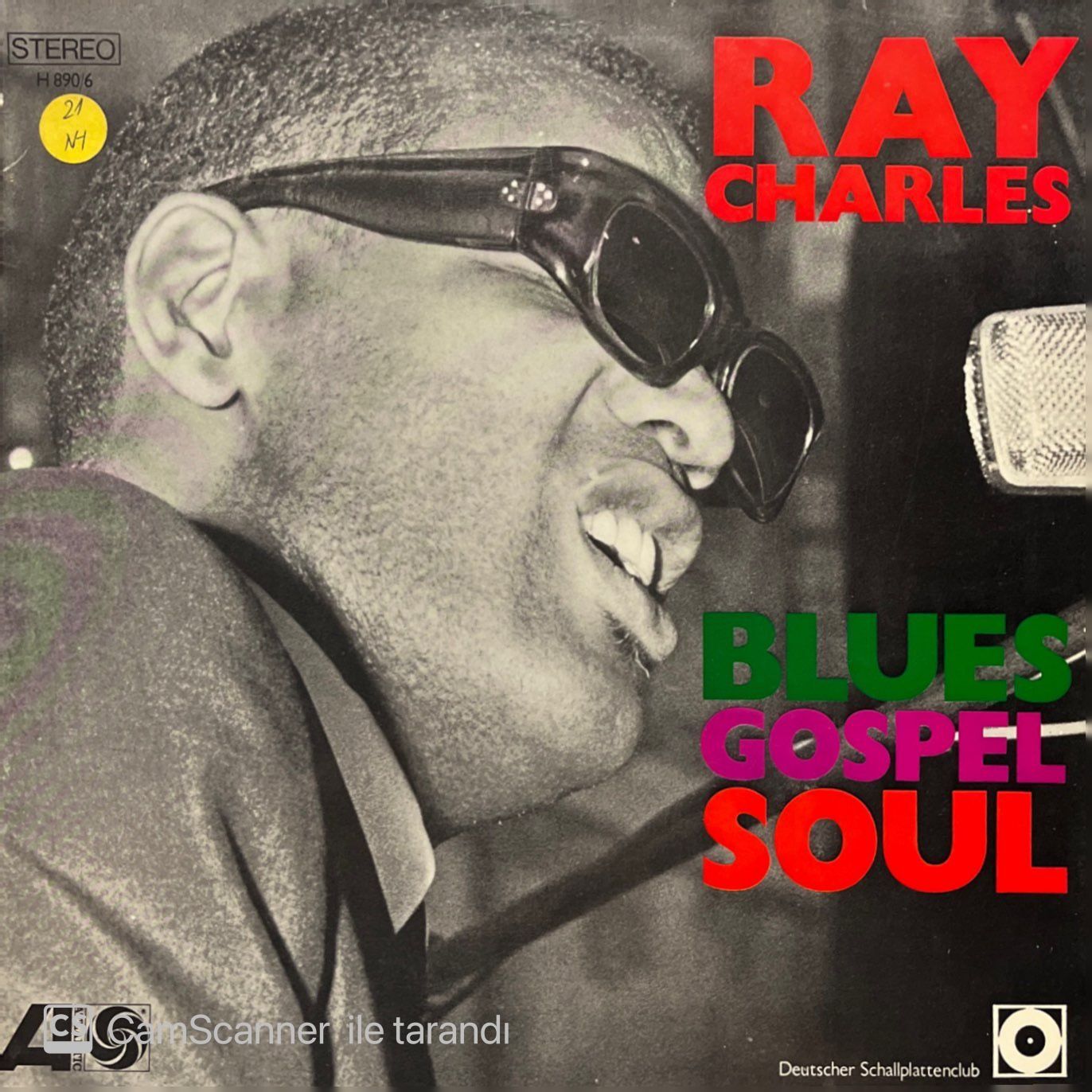 Ray Charles Blues Gospel Soul LP Plak