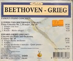 Beethoven Grieg Famous Piano Concerti CD
