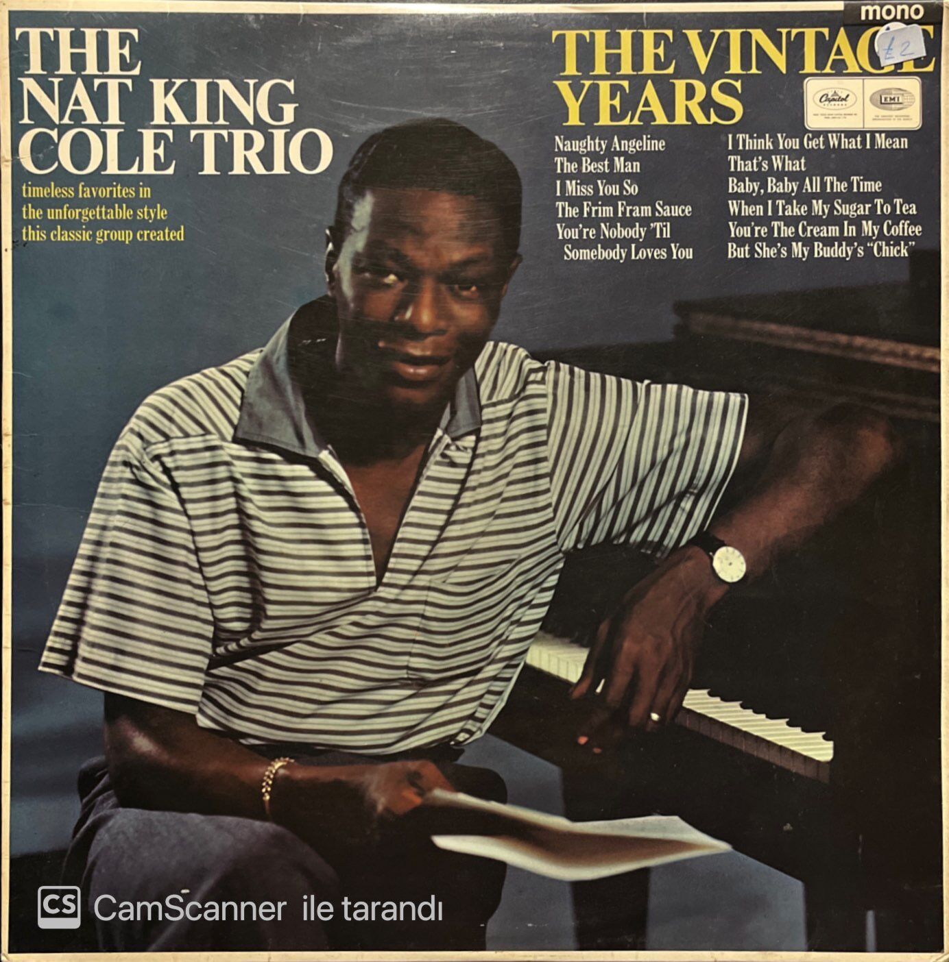 The Nat King Cole Trio The Vintage Years LP Plak