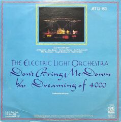 The Electric Light Orchestra Don't Bring Me Down Maxi Single 45 Devir LP Plak