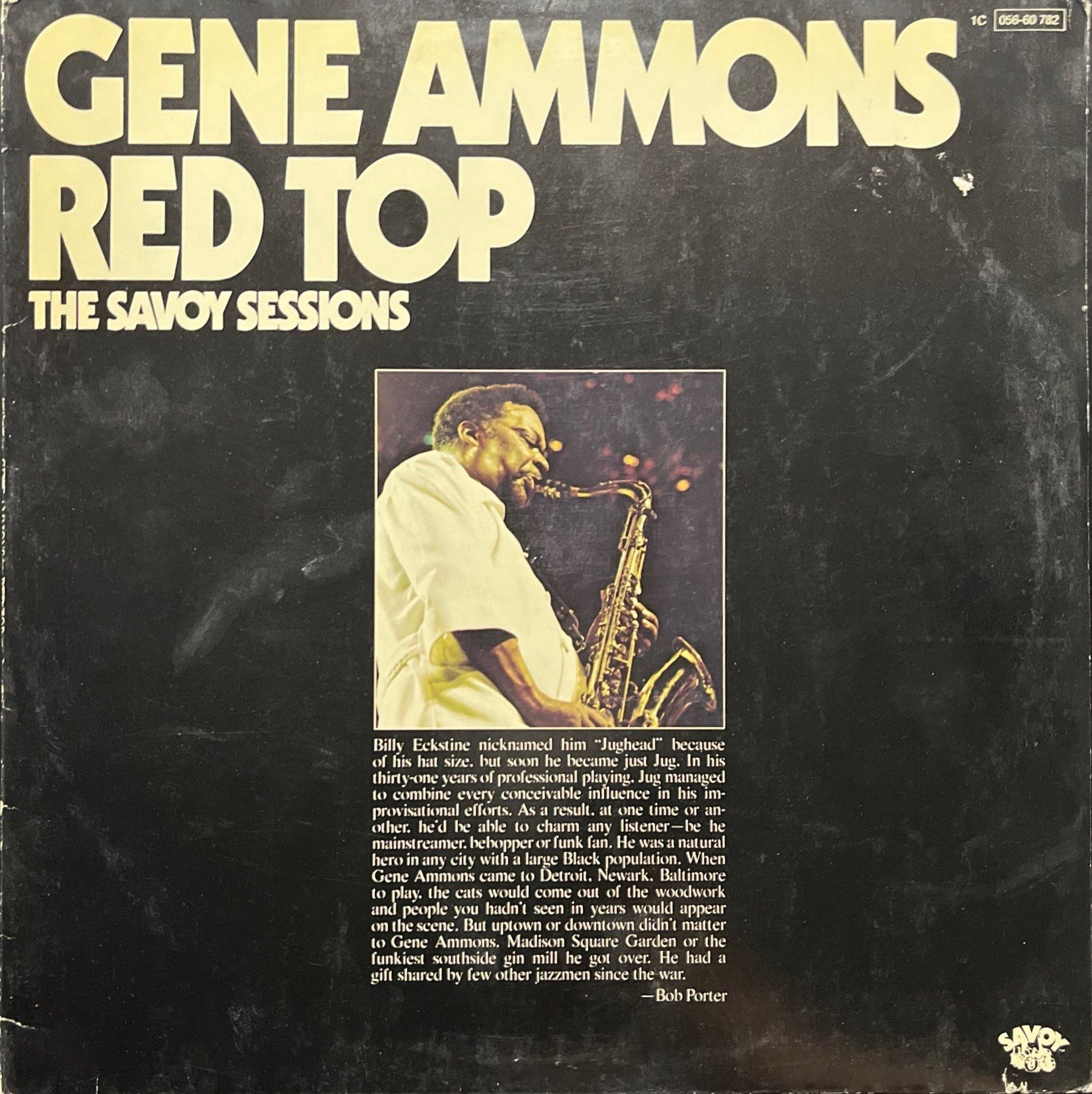 Gene Ammons Red Top LP Plak