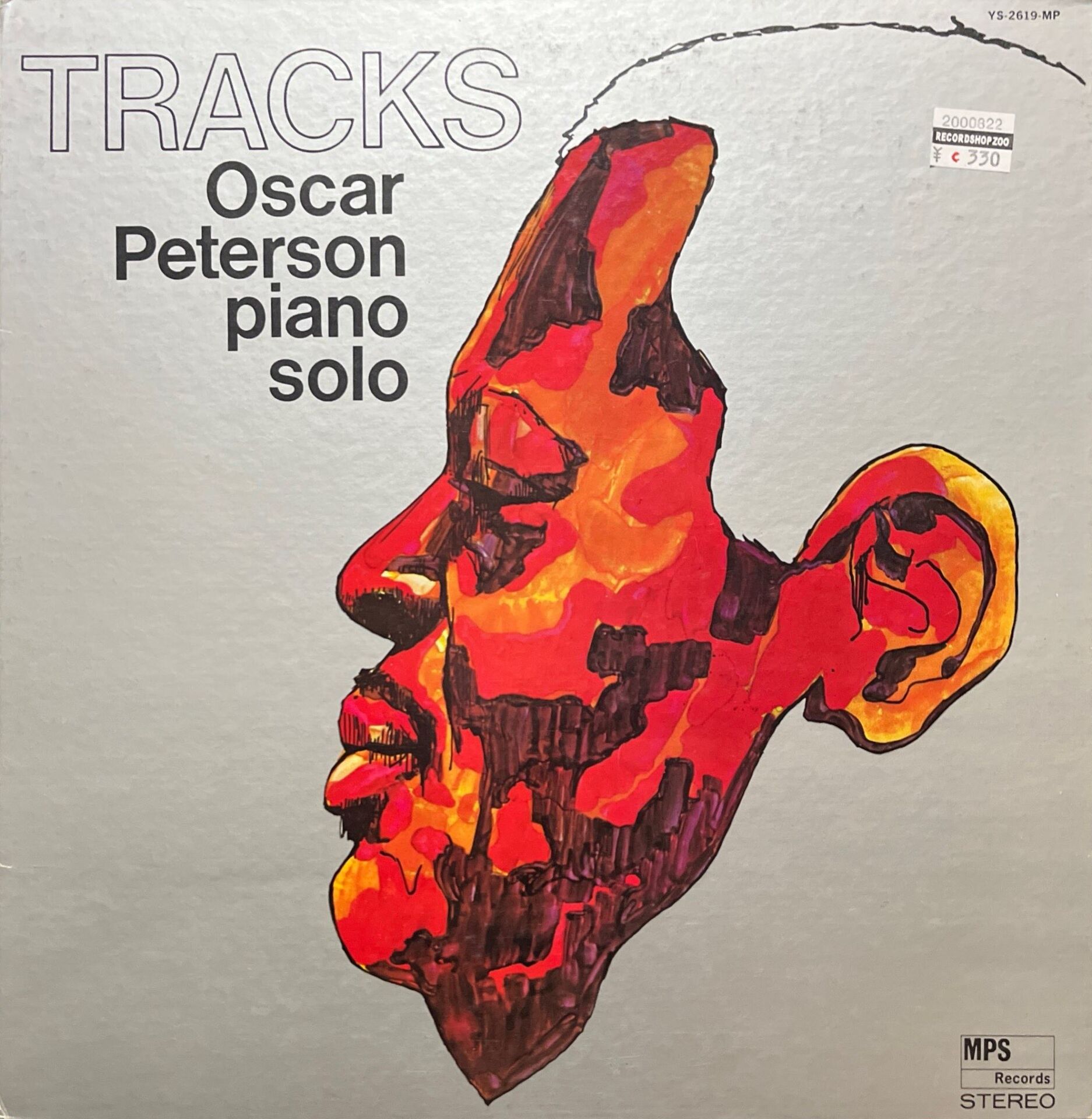 Tracks Oscar Peterson Piano Solo Japon Baskı LP Plak