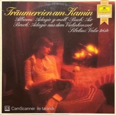 Traumereien Kamin Albinoni Bach Bruch Sibeleus LP Klasik Plak