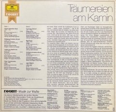 Traumereien Kamin Albinoni Bach Bruch Sibeleus LP Klasik Plak